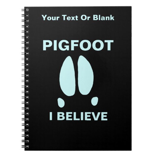 Pigfoot - Ich glaube Notizblock (Vorderseite)