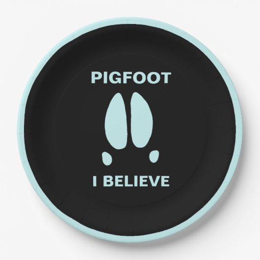 Pigfoot - Ich glaube Pappteller (Vorderseite)