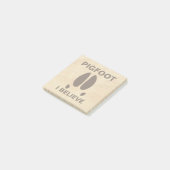 Pigfoot - Ich glaube Post-it Klebezettel (angewinkelt)