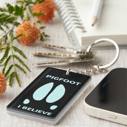 Pigfoot - Ich glaube Schlüsselanhänger (Vorderseite rechts)