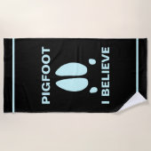 Pigfoot - Ich glaube Strandtuch (Vorderseite)