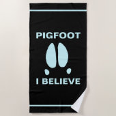 Pigfoot - Ich glaube Strandtuch (Vorderseite)