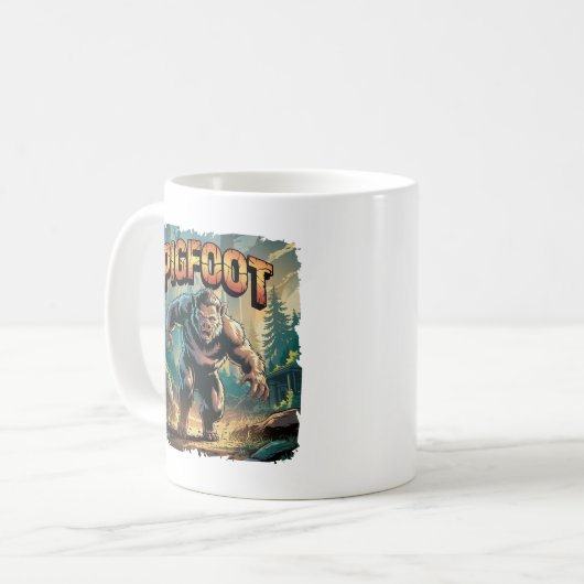 Pigfoot Illustration Combo Creature Funny Kaffeetasse (Vorderseite Links)