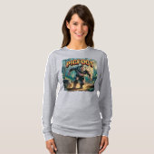 Pigfoot Illustration Combo Creature Funny T-Shirt (Vorne ganz)