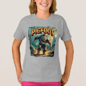 Pigfoot Illustration Combo Creature Funny T-Shirt (Vorderseite)