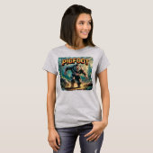 Pigfoot Illustration Combo Creature Funny T-Shirt (Vorne ganz)