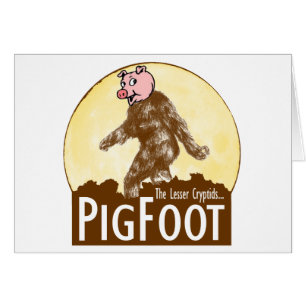 PIGFOOT wenig das Cryptid - lustiges Sasquatch