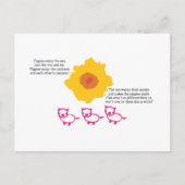 Piggies Enjoy the Sun Postcard Postkarte (Vorderseite)