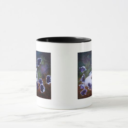 Piggies im Garten Tasse (Zentrum)