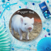 Piggin'Out Farm Life Paper Plate Pappteller (Party)