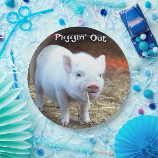 Piggin'Out Farm Life Paper Plate Pappteller (Party)
