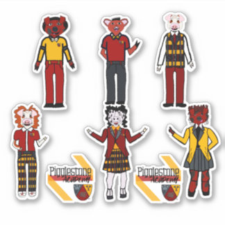 Pigglestone Academy Class Stickers Aufkleber