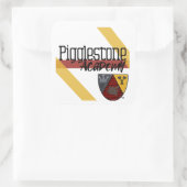 Pigglestone Academy Coat of Arms Quadratischer Aufkleber (Tasche)