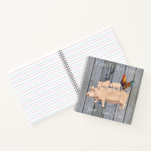 Piggy Back Ride Rezept Notebook Notizblock (Innenseite)