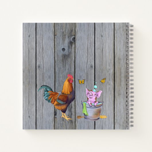 Piggy Back Ride Rezept Notebook Notizblock (Rückseite)