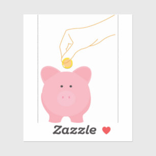 Piggy Bank Aufkleber