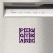Piggy Bank, Münzhalter Magnet (In Situ (Geschirrspüler))