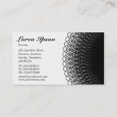 Piggy Bank - Schwarz und Weiß (Gold) Visitenkarte (Rückseite)