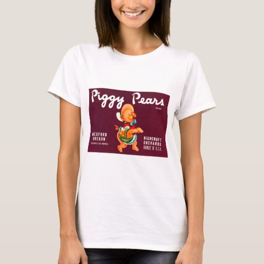Piggy Birnen T-Shirt (Vorderseite)