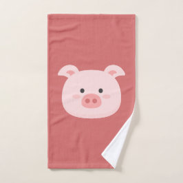 Piggy Birthday Kids Art Handtuch