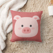 Piggy Birthday Kids Art Kissen (Decke)