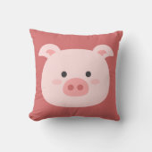 Piggy Birthday Kids Art Kissen (Vorderseite)