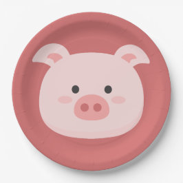 Piggy Birthday Kids Room Wall Art Paper Teller