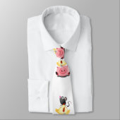 Piggy Chick and Mouse Friends Neck Tie Spaß Krawatte (Gebunden)