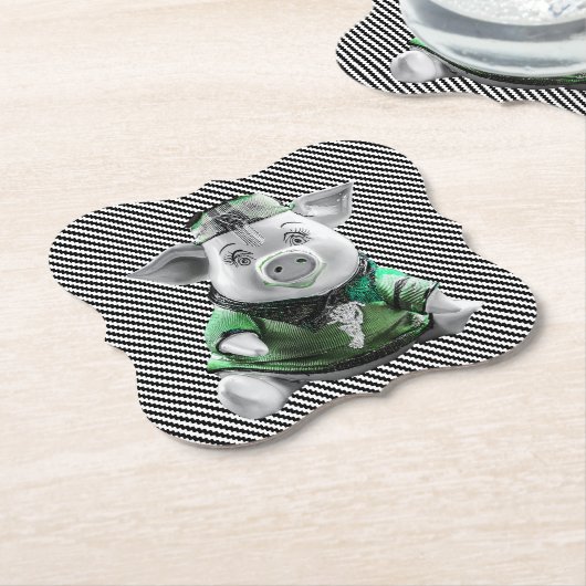 Piggy Coaster Untersetzer (angewinkelt)