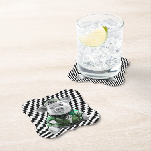 Piggy Coaster Untersetzer (Vor Ort)