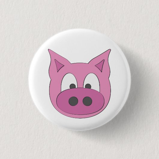 Piggy Face Button (Vorderseite)