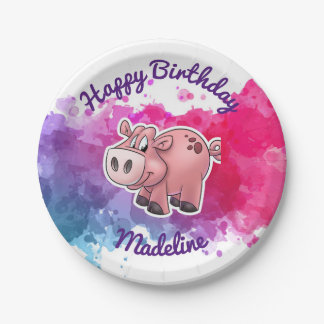 Piggy Geburtstags-Party-Teller Pappteller