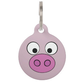 Piggy Gesicht Tiernamensmarke