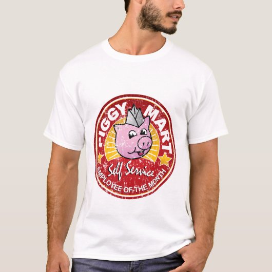 Piggy Handelszentrum-Angestellter des Monats T-Shirt (Vorderseite)