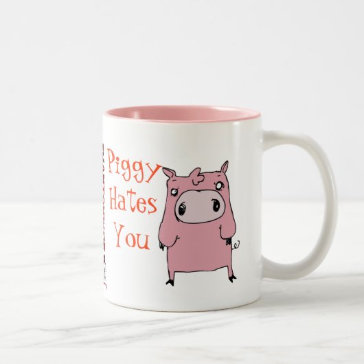Piggy Hasse Sie Tasse (Rechts)