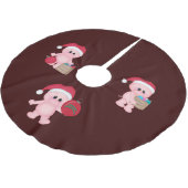 Piggy Helfer-Weihnachtsbaum-Rock Polyester Weihnachtsbaumdecke (Schrägansicht)