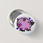 Piggy Knopf Button (Vorne & Hinten)