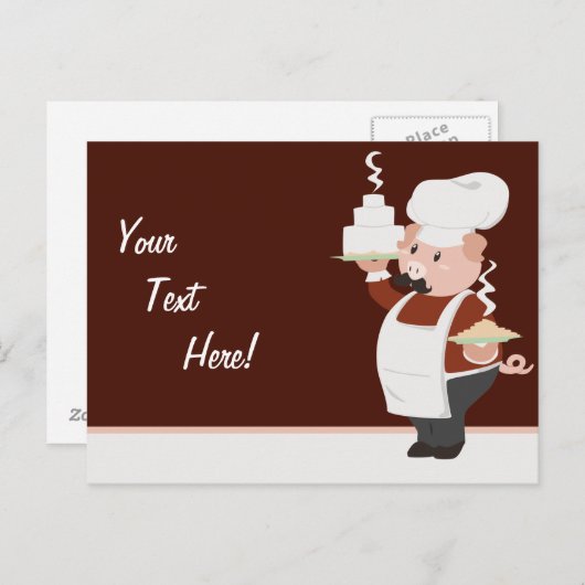 Piggy Koch Postkarte (Vorne/Hinten)