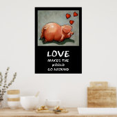 PIGGY LIEBE POSTER (Küche)