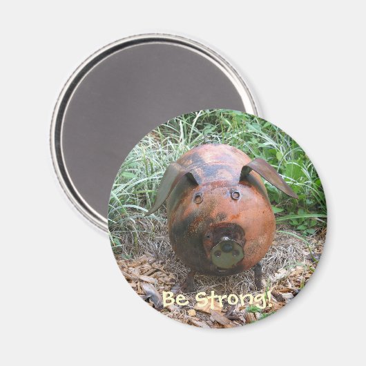Piggy Magnet Diäthilfe (Vorderseite/Rückseite)