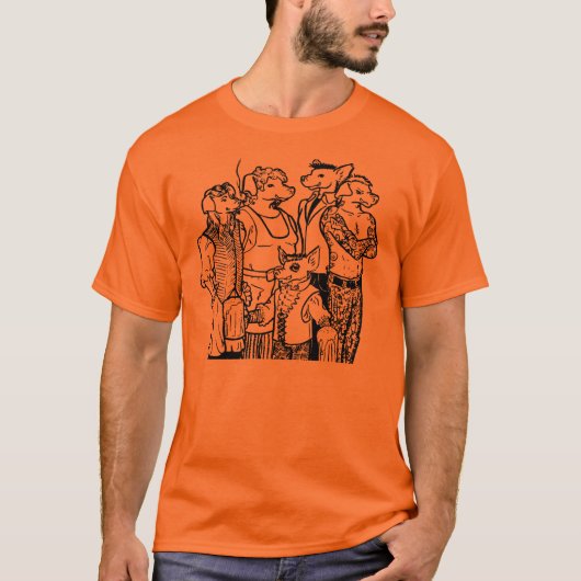 Piggy Moto männliches T-Shirt (Vorderseite)