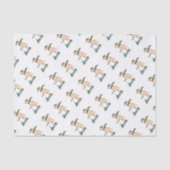 Piggy on a scooter seidenpapier (Vorderseite)