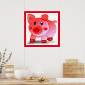 PIGGY PIGLET POSTER (Küche)