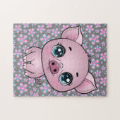 Piggy Piglet Puzzle für Kinder und alle (Horizontal)