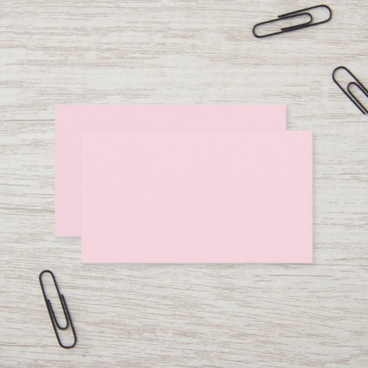 Piggy Pink Business Card Visitenkarte (Vorderseite/Rückseite Beispiel)