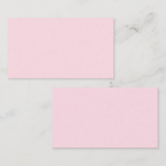 Piggy Pink Business Card Visitenkarte (Vorne/Hinten)