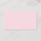 Piggy Pink Business Card Visitenkarte (Vorderseite)
