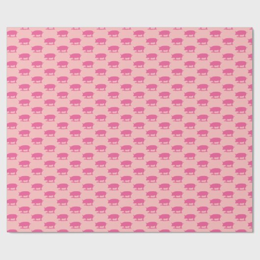 Piggy Pink Geschenkpapier (Flach)