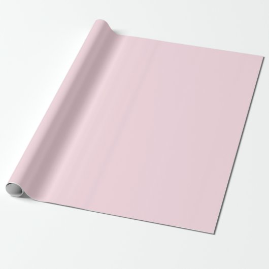 Piggy Pink Solid Color Geschenkpapier (Ungerollt)