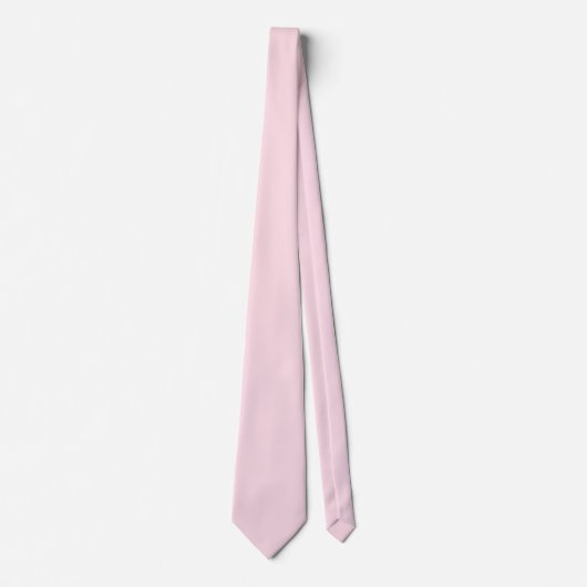 Piggy Pink Solid Color Krawatte (Vorderseite)
